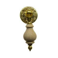 FURNITURE Hardware Drawer Eastlake Walnut Drop Pull Large 2-1/2″ Wood & PB
