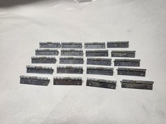 20 pcs. [10 Pair] of 1″ x 2″ Plain Zinc Plated Spring Butt Hinge- Utility Hinges