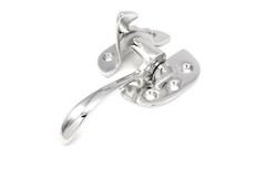 3/8″ Offset Cabinet Latch Antique Ice Box Latch Polished Nickel Furniture Latch