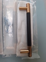 Tiradores De 5″ para gabinete color negro mate y bronce Set De 10 ASIDRAMA
