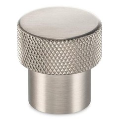 Knurled Cabinet – Pull Handle (25mm / 1 Knob 1 – 10Pcs Brushed Nickel Knob
