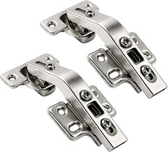 2 Pack (1 Pairs) 135° Lazy Susan Hinge, Full Overlay Concealed for Corner Kitche