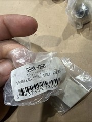 6 Pack SSBK-056 stainless steel ball knob 3/8-16 X1/2. 1 Inch Dia