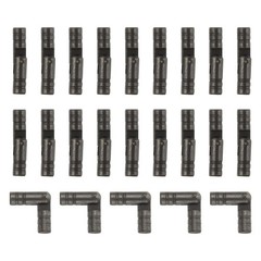 uxcell 50Pcs Invisible Barrel Hinges, 4x20mm Brass Concealed Hinge, Hidden Barre