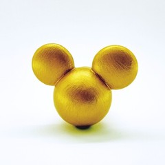 Mickey Mouse Knob | Handcrafted Kitchen Cabinet Dresser Drawer Pull Disney Decor