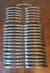 Lot 41 6.75″ & 5.5″ Kitchen Cabinet Drawer Arch Pull Handles Polished Nickel