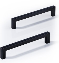 30 Pack 5 Inch Hole Center Kitchen Cabinet Handles – Solid Zinc Alloy Square …