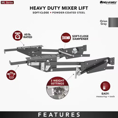 Heavy-Duty Appliance Lift Soft-Close
