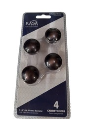 KasaWare 1-1/8″ Diameter Cabinet Mushroom Knob 4 Pack – Hardware