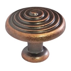 Amerock BP19252-WC Weathered Copper 1 1/8″ Spiral Cabinet Knob Pulls Divinity