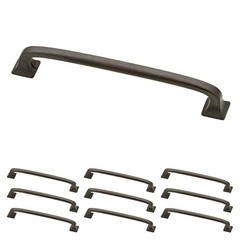 (10-Pack) – Soft Iron Cabinet Handles, 5-1/16 Inch Hole Center, Pulls for Dra…