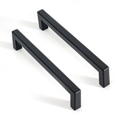 30PCS Matte Black Cabinet Pulls 4.13 Inch Drawer Handles Kitchen Bathroom Set