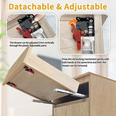 BAIDICE Undermount Soft Close Heavy Duty Drawer Slides 24 Inch, 80LB