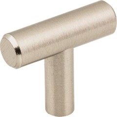 (10)-Elements Naples 1-9/16 In. Length Satin Nickel Cabinet Bar Knob 40SN