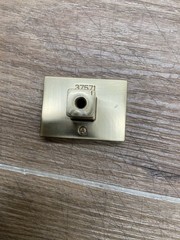 Lot of 8 Signature Hardware SH553258GC Rectangular Cabinet Knob Golden Champagne