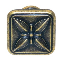 Amerock Sundara Weathered Brass 1 1/8″ Ornate Cabinet Pull Knob BP27009R2