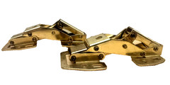 Heavy Duty Inset Cam Adjustable Self-close Cabinet Hinge With 8 mm Dowels (2)