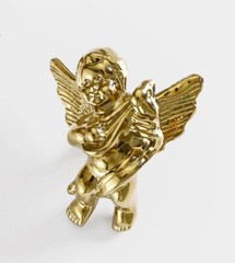 Love Angel Golden Brass Wardrobe Door Handle Knob Pull Handle French Style