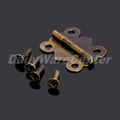 12pc Vintage Brass Butterfly Hinges for Jewelry Chest Gift Box Case Cabinet Door