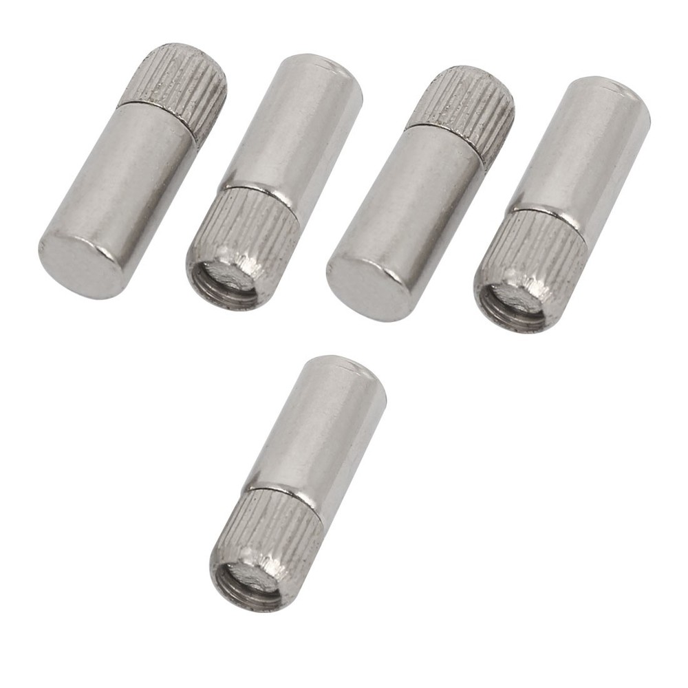 5 PCS Wood Glass Cabinet Shelf Stainless Steel Support Holder Pins 8mm Dia