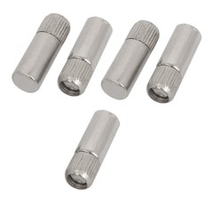 5 PCS Wood Glass Cabinet Shelf Stainless Steel Support Holder Pins 8mm Dia