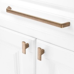 1 Pack 8-4/5 Inch Antique Brass Cabinet Pulls Vintage Brass Cabinet Handles B…