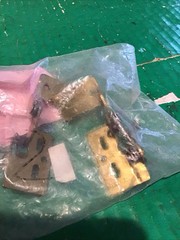 NEW Lot of 2 Youngdale Hinge Cabinet Door Gold Finish #5 Knife Hinge Screws