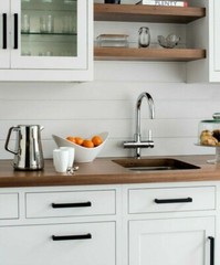 Black Kitchen Square Cabinet Handles Drawer Pull Knobs Stainless Steel 12mm 1/2″