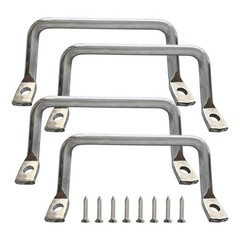 KISWIAR 4Pcs Stainless Steel Tray Handle, Cutting Board Cabinet Hardware Hand…