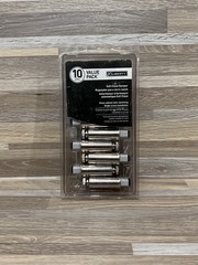 Liberty Hardware 10-pack of nickel-plated soft-close cabinet door dampers