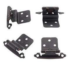 3/8″ Inset Cabinet Hinges Bronze (25 Pair -50 Pcs) Oil Rubbed Bronze Offset S…