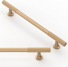 10 Pack Champagne Bronze Cabinet Pulls 6.3 Inch(160mm) Kitchen Cabinet Handles
