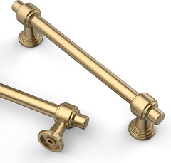10 Pack 5 Inch(128Mm) Champagne Bronze Cabinet Pulls Kitchen Cabinet Handles, Ca