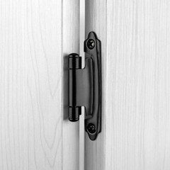 Overlay Cabinet Door 1/2 inch Hinges Self-Closing Face Mount Hinge W/Screw Lot