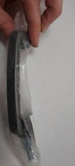 96 mm Center-to-Center Distressed Antique Silver Belcastel 1 Cabinet Pull