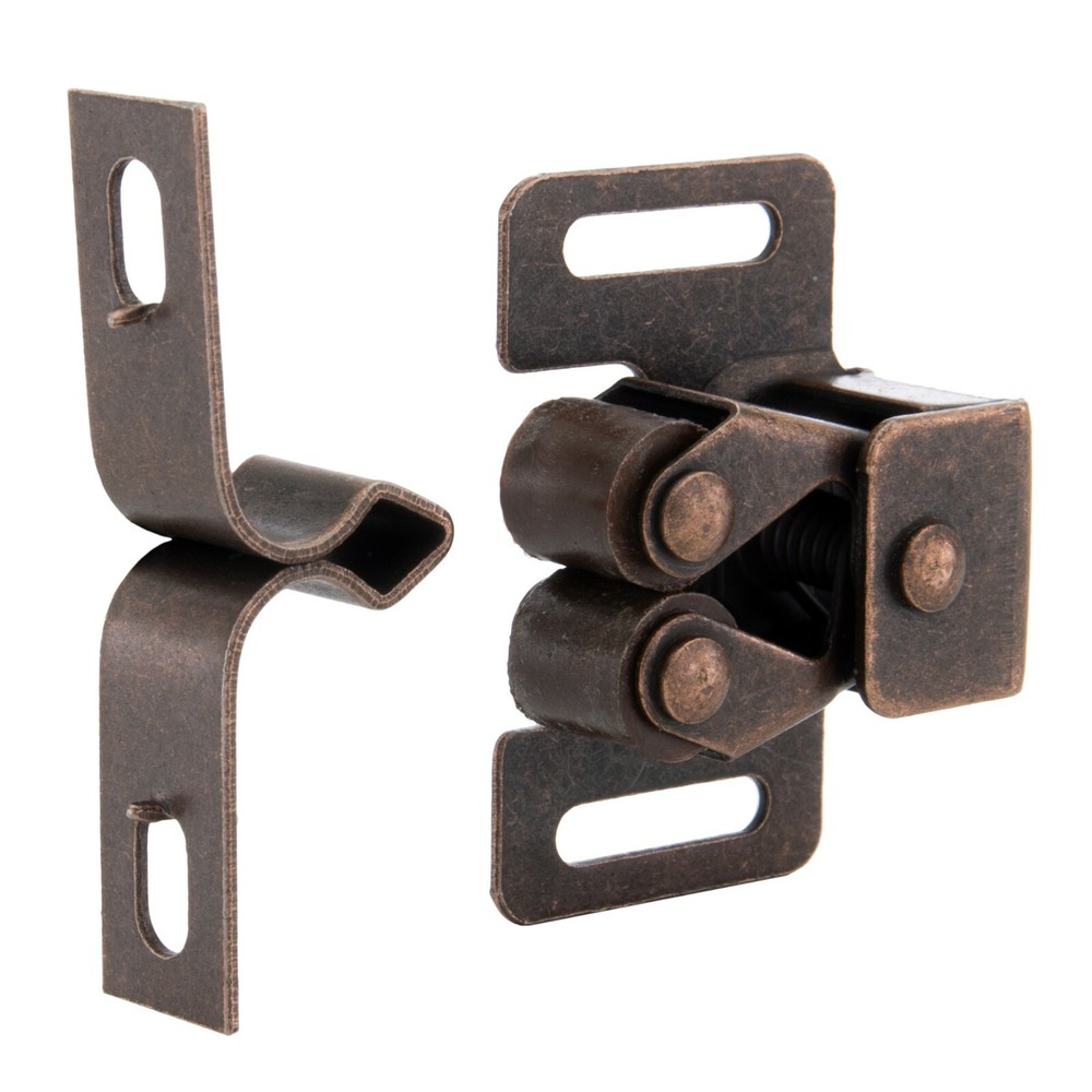 RV Cabinet and Drawer Latch Rubbed Bronze Finish Roller Style Cupboard Catch