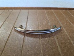 Vintage Ajax 537 Ornate Handle Pulls For Drawers Cabinets Whitewash Pol.Brass