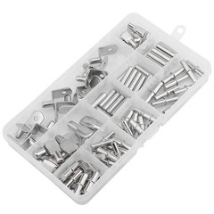 100 PCS 10 Types Shelf Support Pins Cabinet Pegs Assortment 5/6/7mm Shelving Fix