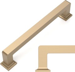 Amerdeco 10 Pack Champagne Bronze Cabinet Pulls 128mm