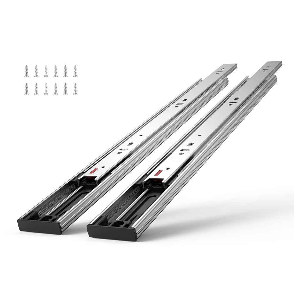 VEVOR 10 Pairs 14″ Soft-Close Drawer Slides Ball Bearing Full Extension 100 Lbs