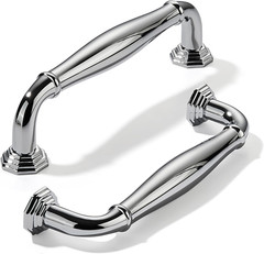10 Pack 6″ Polished Chrome Cabinet Pulls – Heavy Duty Drawer Handles