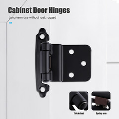 LOT 3/8″ Inset Offset Kitchen Cabinet Hinges Self Closing Face Mount Cupboard US