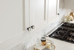 Glacio 13/8 Inch 35mm Clear Black Bronze Cabinet Knob BP36975CBBR