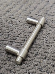 (QTY 3) AMEROCK BP37370G10: Satin Nickel Cabinet Pull 3″ (76mm) Center-to-Center
