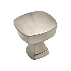 Amerock Stature 1-1/4-in Satin Nickel Square Transitional Cabinet Knob (10-Pack)