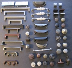 Mixed Lot of 54 TOP QUALITY KITCHEN KNOBS & PULLS ~ Many Amerock
