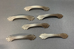 Traditional Brushed Nickel Cabinet Pulls – Lot of 6 Drawer Handles