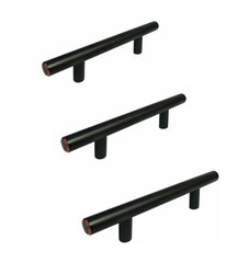 Dark Oil Rubbed Bronze Bar Pulls Kitchen Cabinet Door Handles Drawer 3″ 3 3/4″ 5