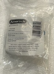 9 Pack Amerock BP53005G10 Edina Cabinet Knob 1-1/4” Round in Satin Nickel NEW