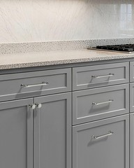 10 Pack 3.75 Inch (96mm) Hole Center Brushed Satin Nickel Cabinet Pulls – Sol…